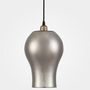 Voir la diapositive 2 : Paris Prix Lampe Suspension Déco  Gala  33cm Argent