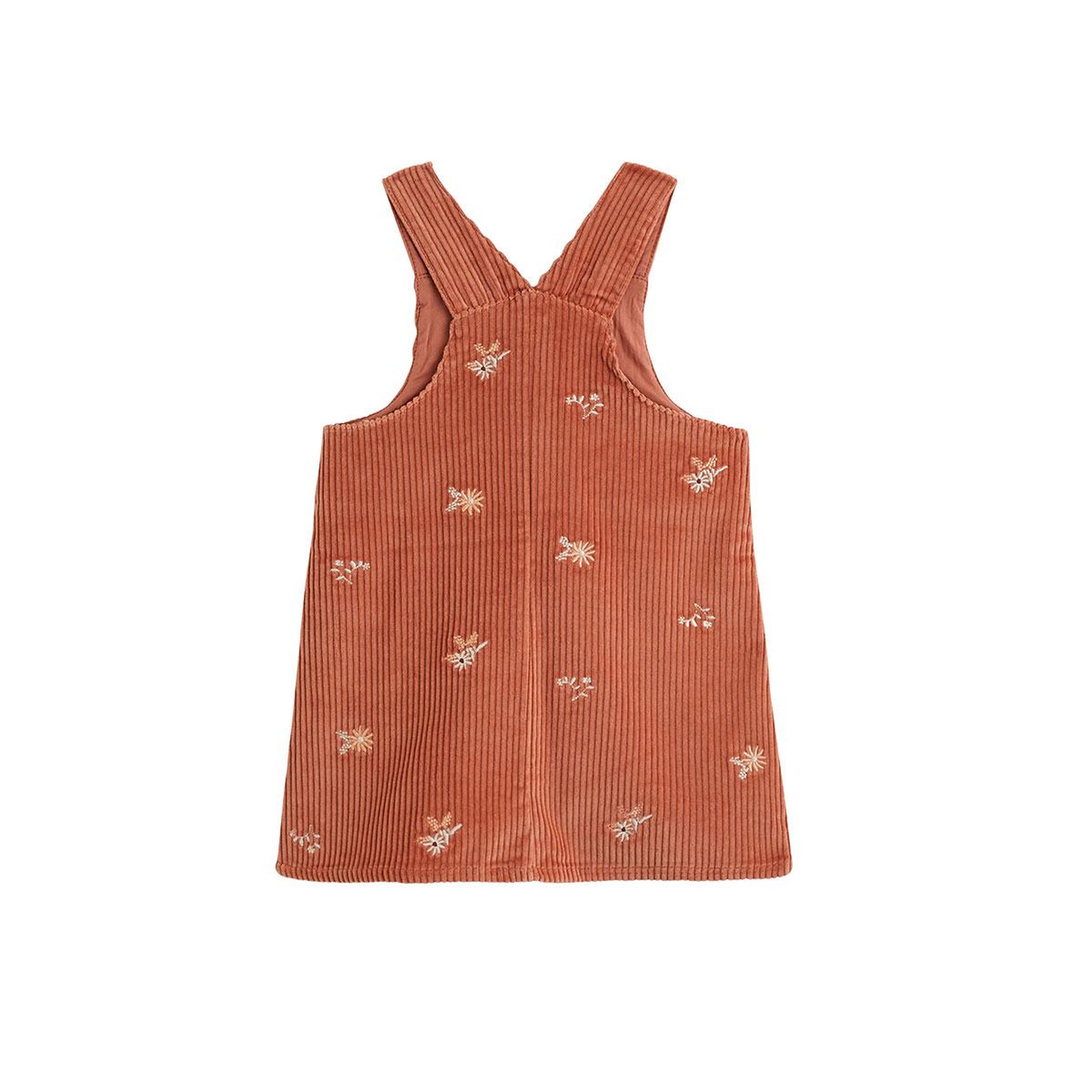 Voir la diapositive 2 : PETIT BEGUIN Robe bébé en velours côtelé ollie