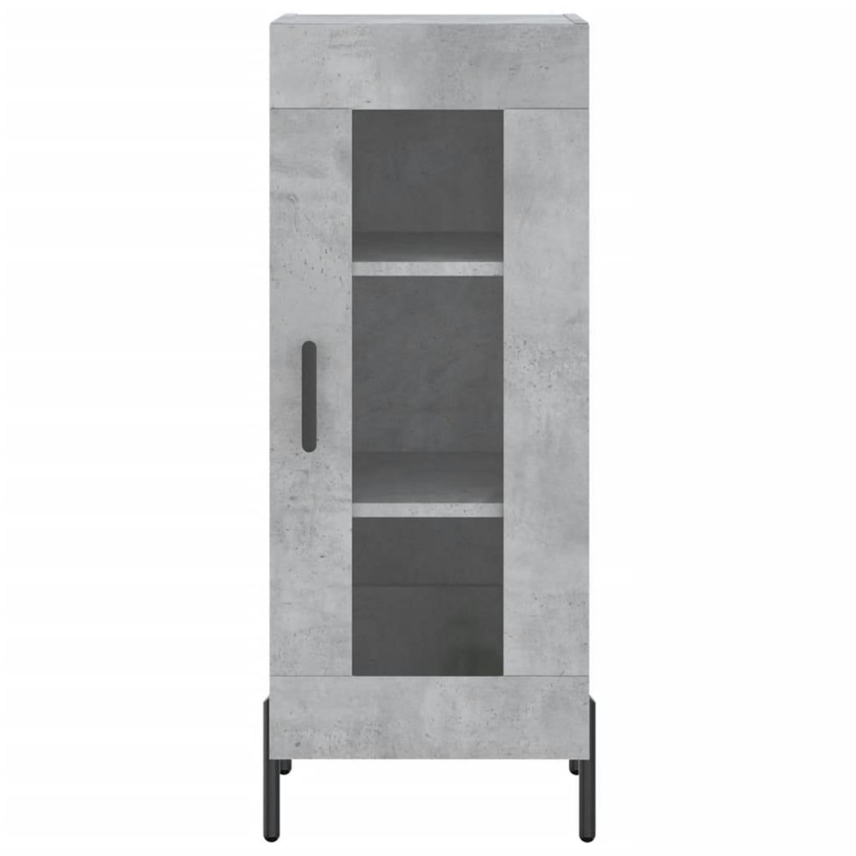 VIDAXL Buffet Gris beton 34,5x34x90 cm Bois d'ingenierie