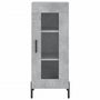 Voir la diapositive 5 : VIDAXL Buffet Gris beton 34,5x34x90 cm Bois d'ingenierie