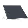 Voir la diapositive 3 : OUTSUNNY Store banne manuel inclinaison réglable acier alu. dim. 150L x 120l (avancée) cm polyester imperméabilisé anti-UV gris