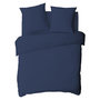Voir la diapositive 2 : FUTURE HOME Housse de couette en coton 57 fils unie