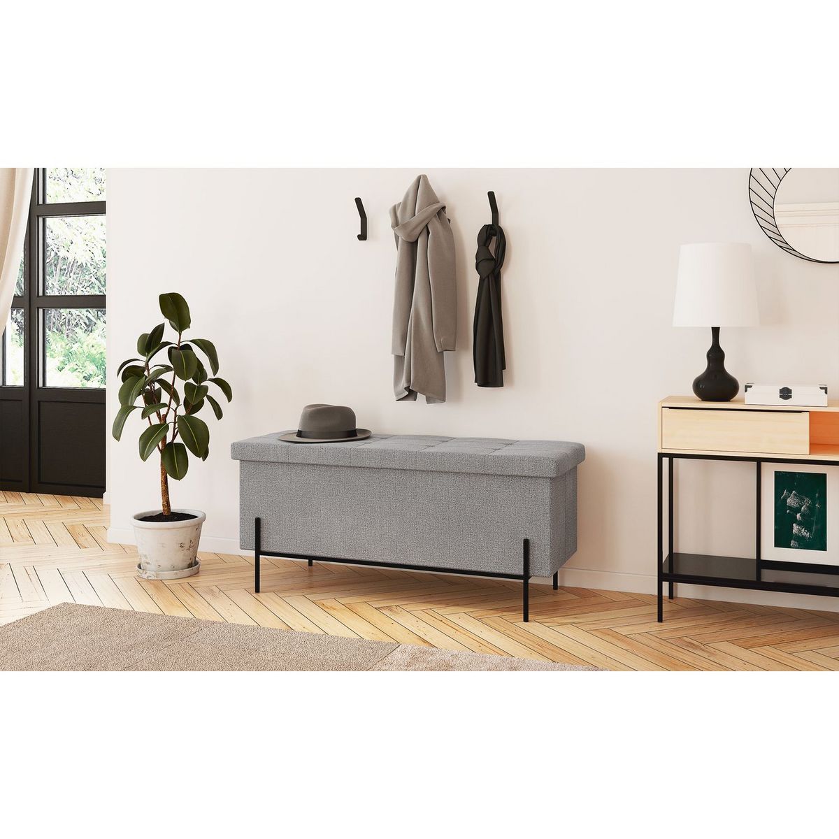 Banc coffre L100 cm NOAH 