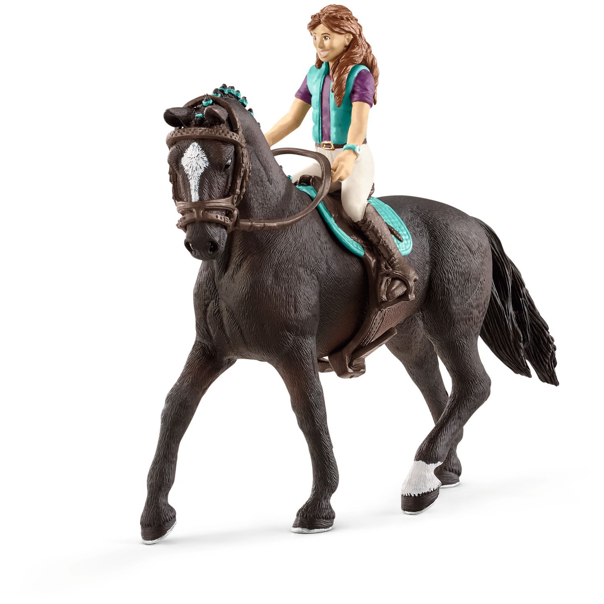 Voir la diapositive 1 : Schleich Figurine Lisa et Storm Horse club