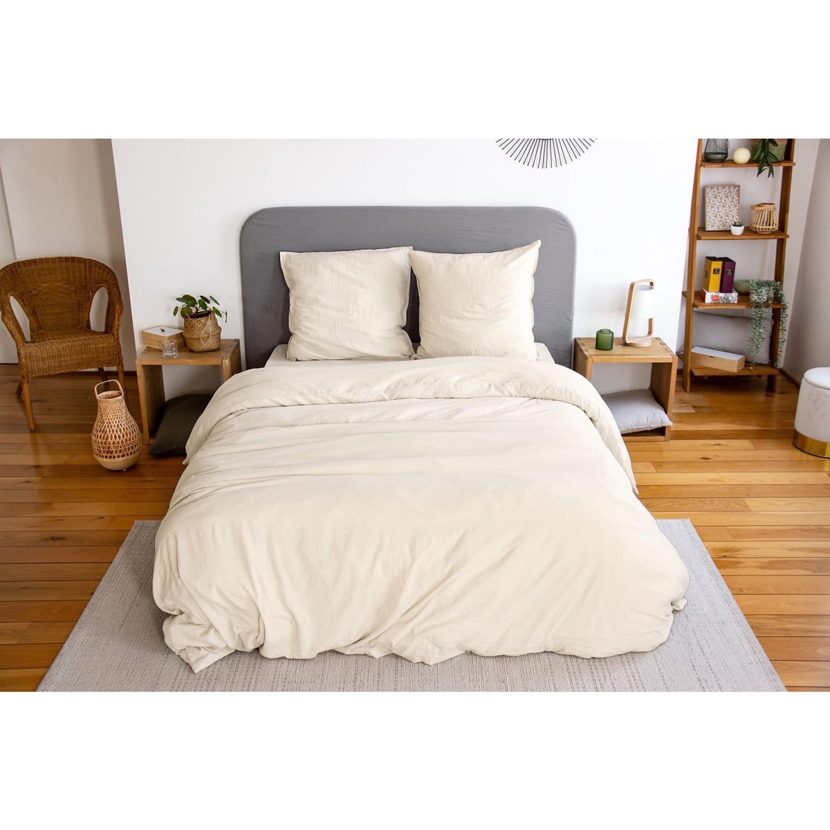 Home collection Parure microfibre lavee