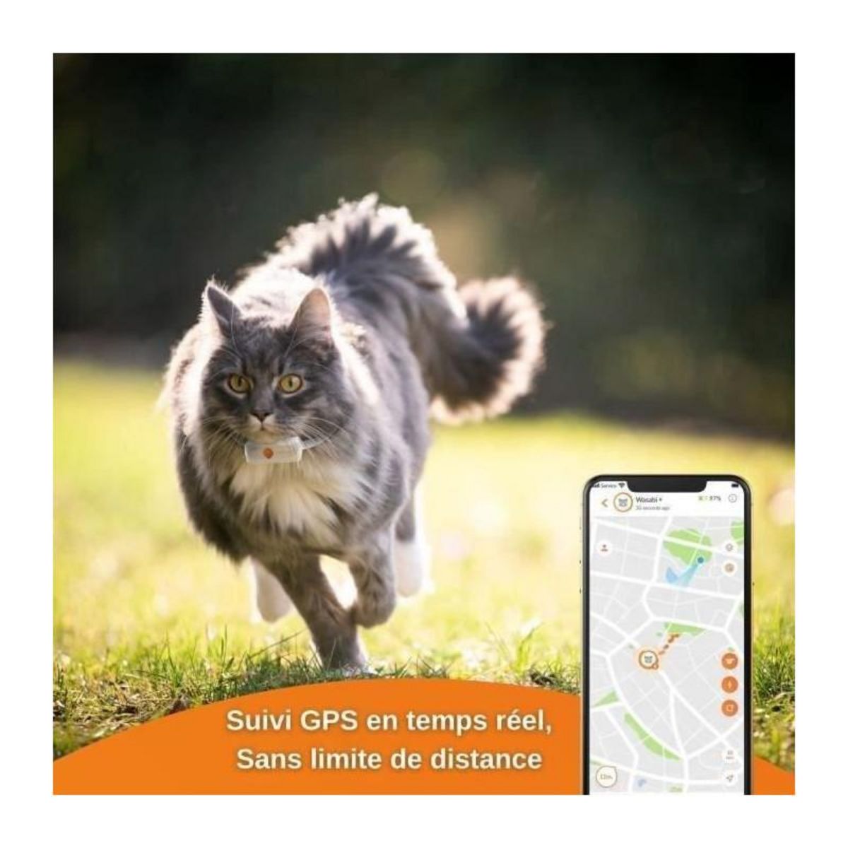 WEENECT Traceur GPS pour Chat - Weenect XS (White Edition 2023)