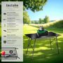 Voir la diapositive 2 : tectake Table de camping pliante noir