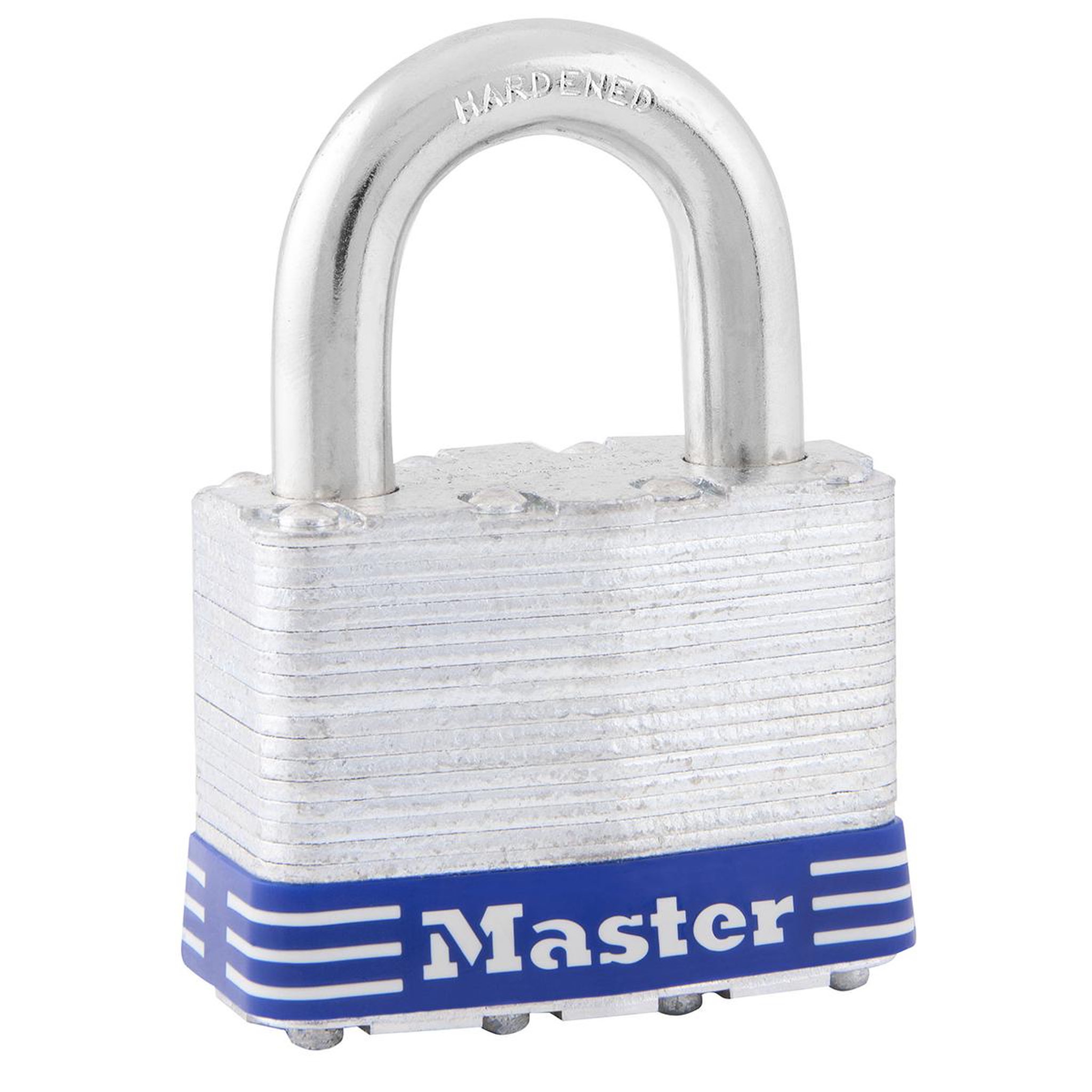 Master lock 5eurd cadenas en acier laminé à clé, gris, 7,4 x 5,1 x 3,3 cm