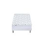 Voir la diapositive 3 : Ensemble Matelas accueil mémoire de forme + Sommier 90 x 190 cm MAM AZUR