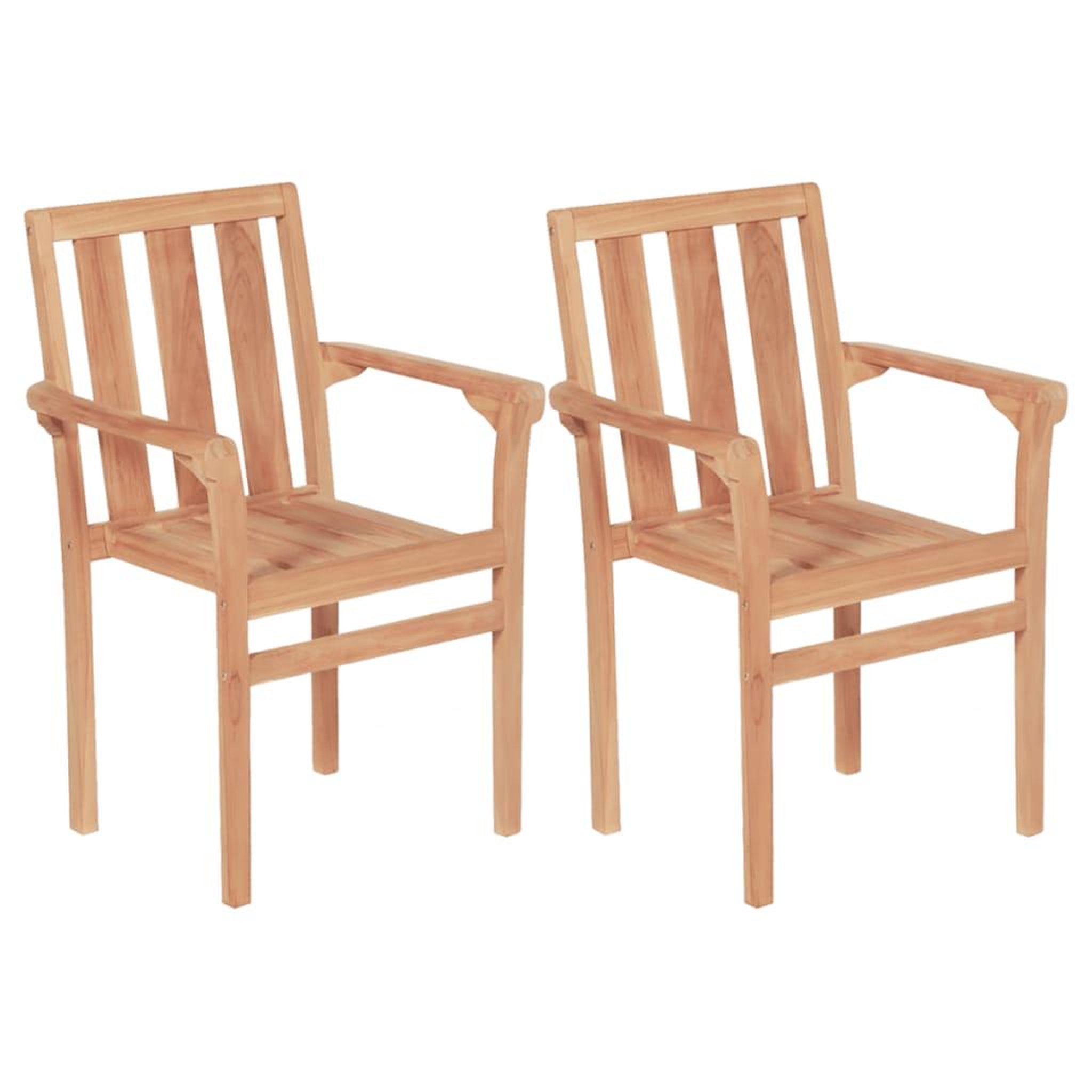 Voir la diapositive 4 : VIDAXL Ensemble de bistro de jardin 3 pcs teck solide