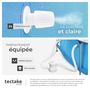 Voir la diapositive 4 : tectake Piscine ronde bleu