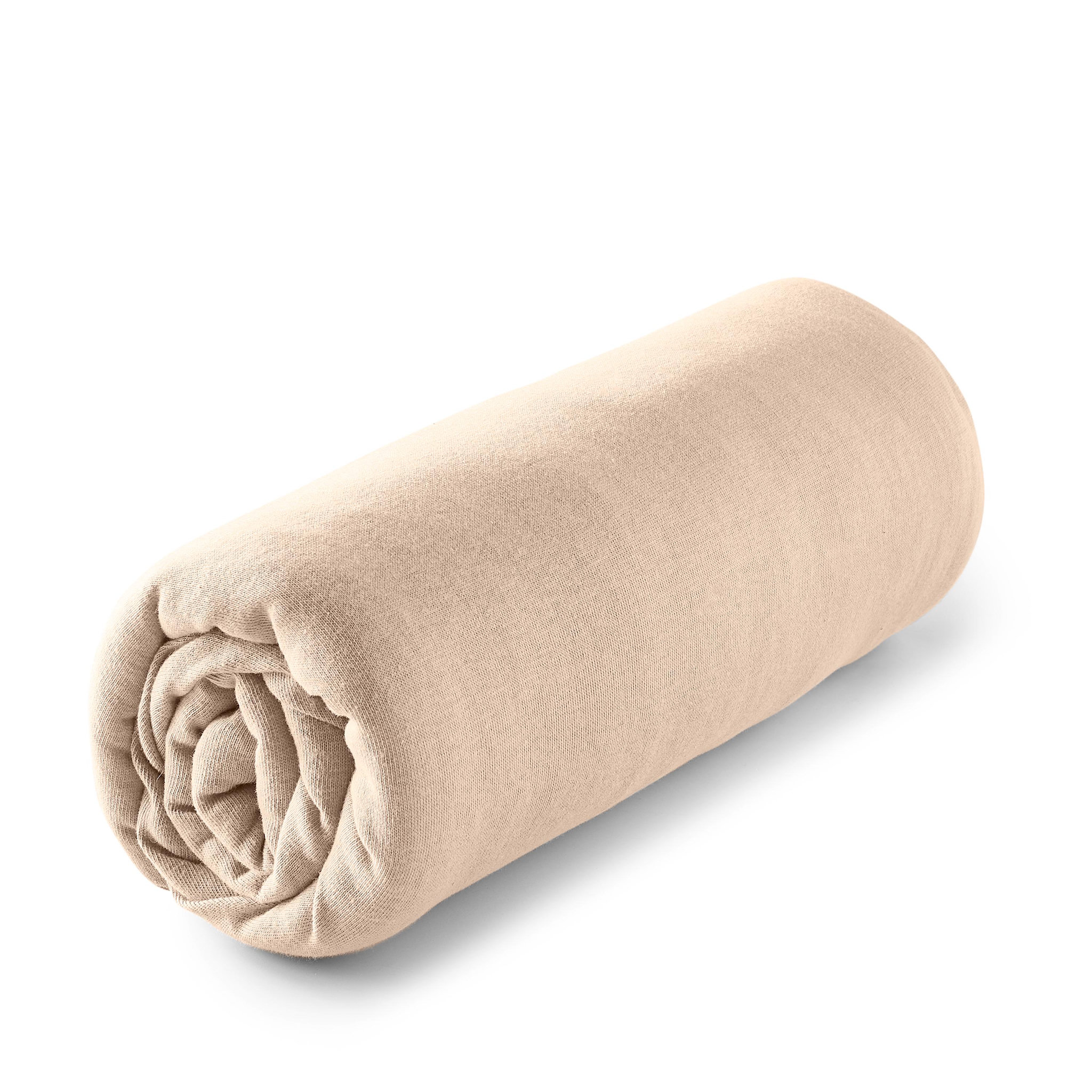 Voir la diapositive 1 : ACTUEL Drap housse uni en jersey coton - collection permanente