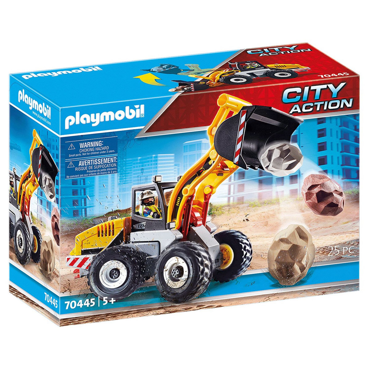 PLAYMOBIL 70445 - City Action - Chargeuse sur pneus