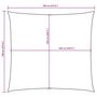 Voir la diapositive 6 : VIDAXL Voile de parasol tissu oxford carre 7x7 m beige