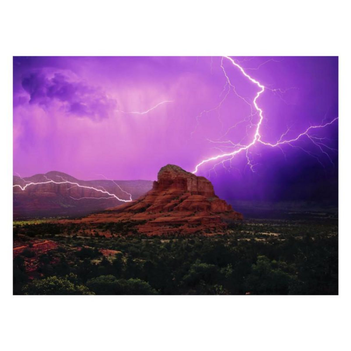 RAVENSBURGER Ravensburger - Jigsaw puzzle Pinke Gewitterstimmung, 500 pcs. 12000779 1