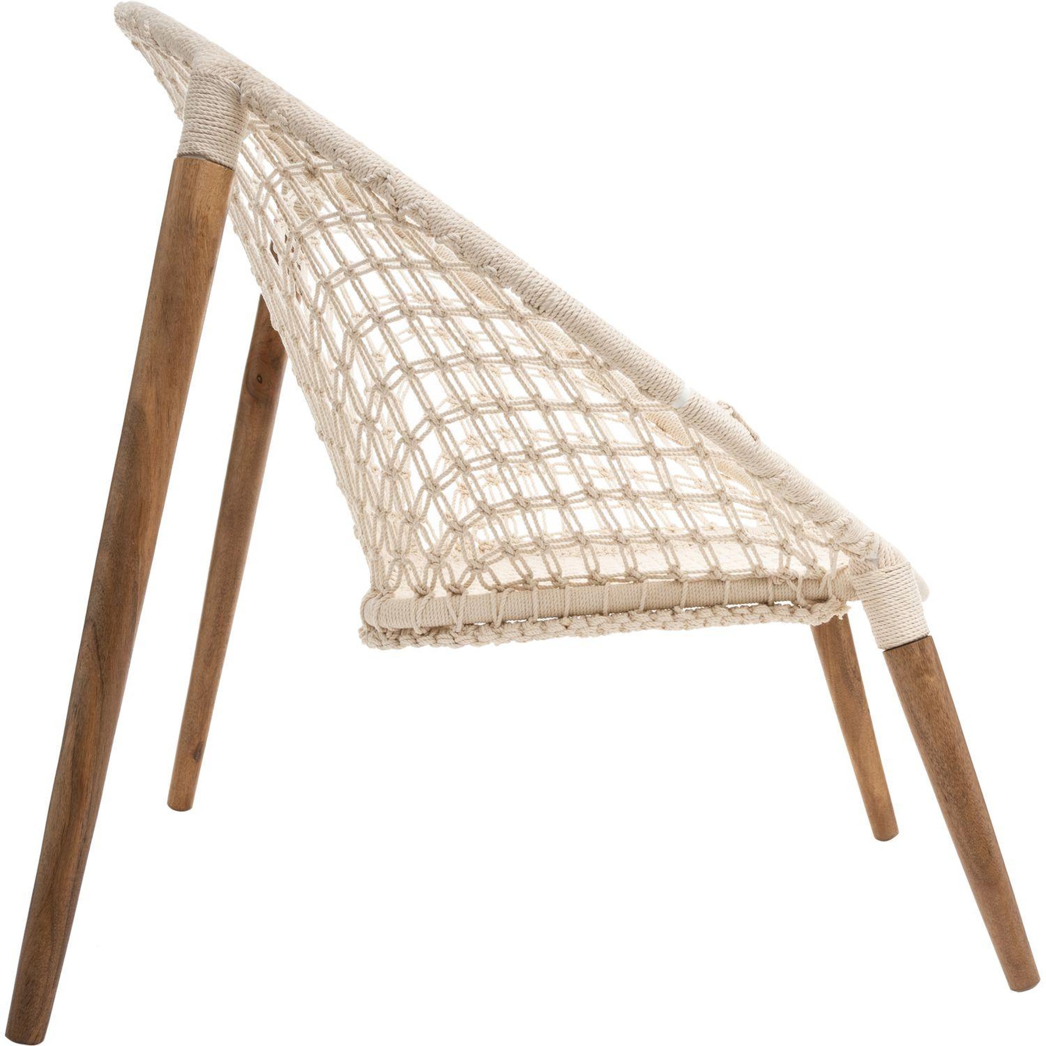 Voir la diapositive 3 : ATMOSPHERA Fauteuil de jardin ethnique en fil terre sauvage