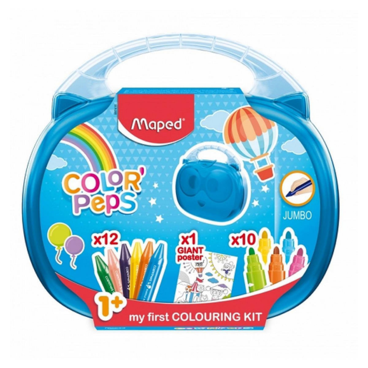 MAPED coffret cadeau de stylos et crayons Boîte en plastique