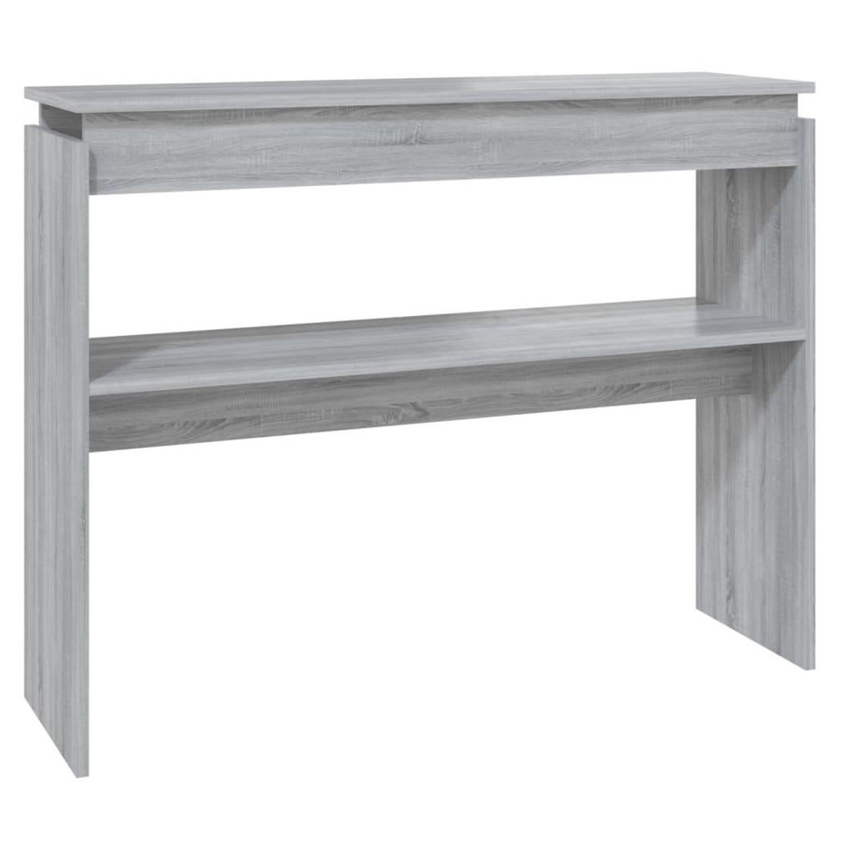 VIDAXL Table console Sonoma gris 102x30x80 cm Bois d'ingenierie