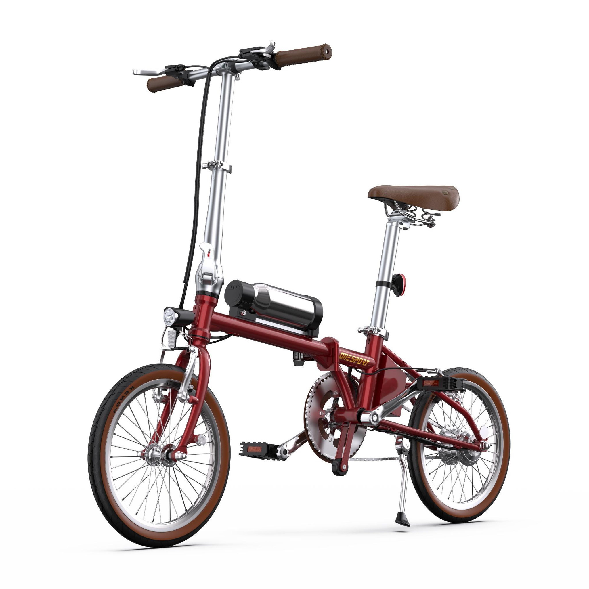 Voir la diapositive 1 : ONESPORT Vélo électrique compact ONESPORT OT02