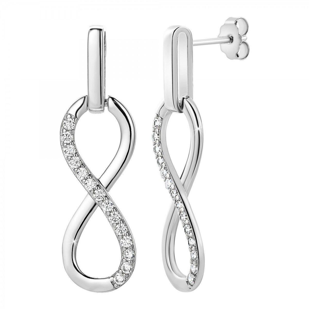 SC CRYSTAL Boucles d'oreilles infini par SC Crystal