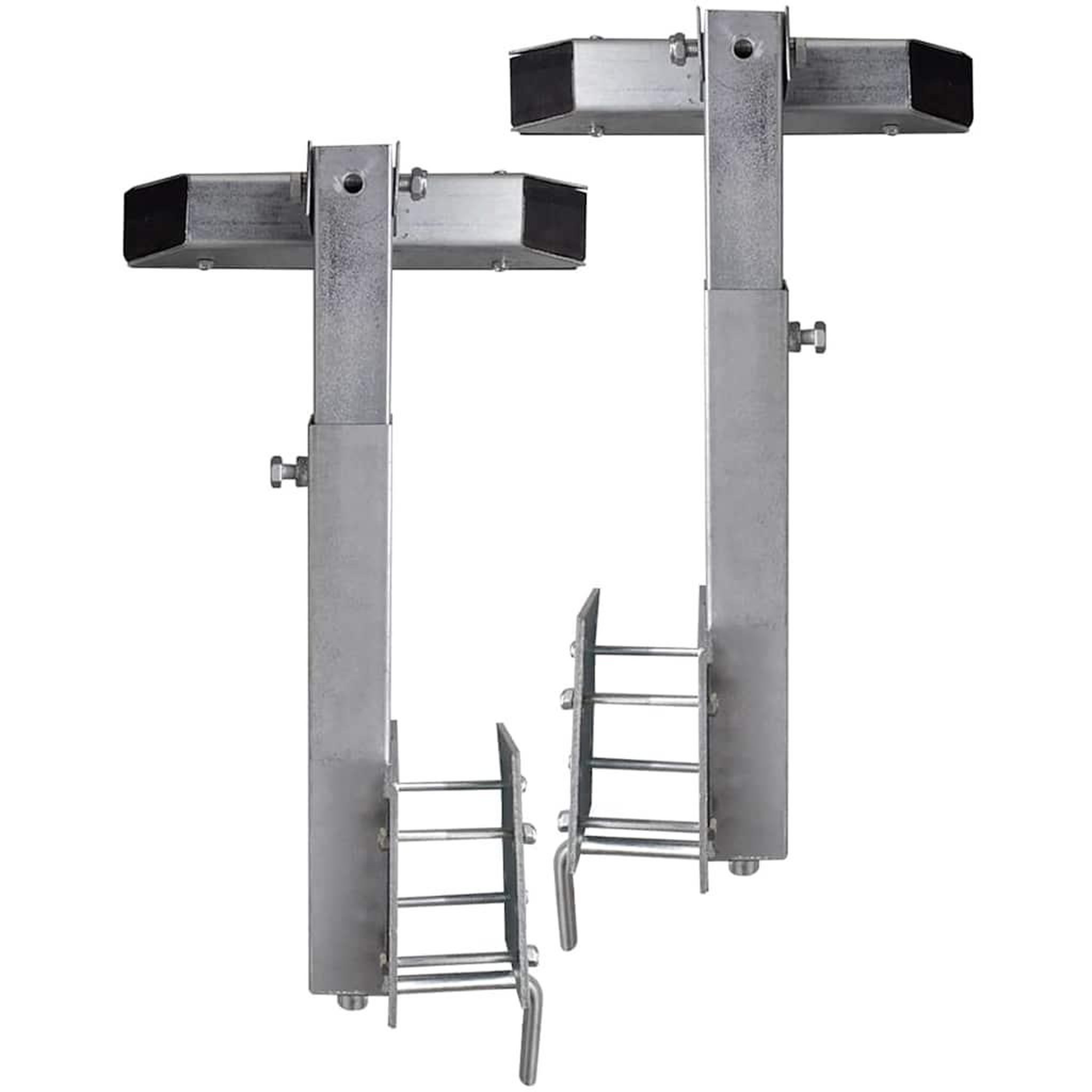 Voir la diapositive 5 : VIDAXL Set de 2 supports a barre inclinable 63 - 88 cm pour remorque a bateau