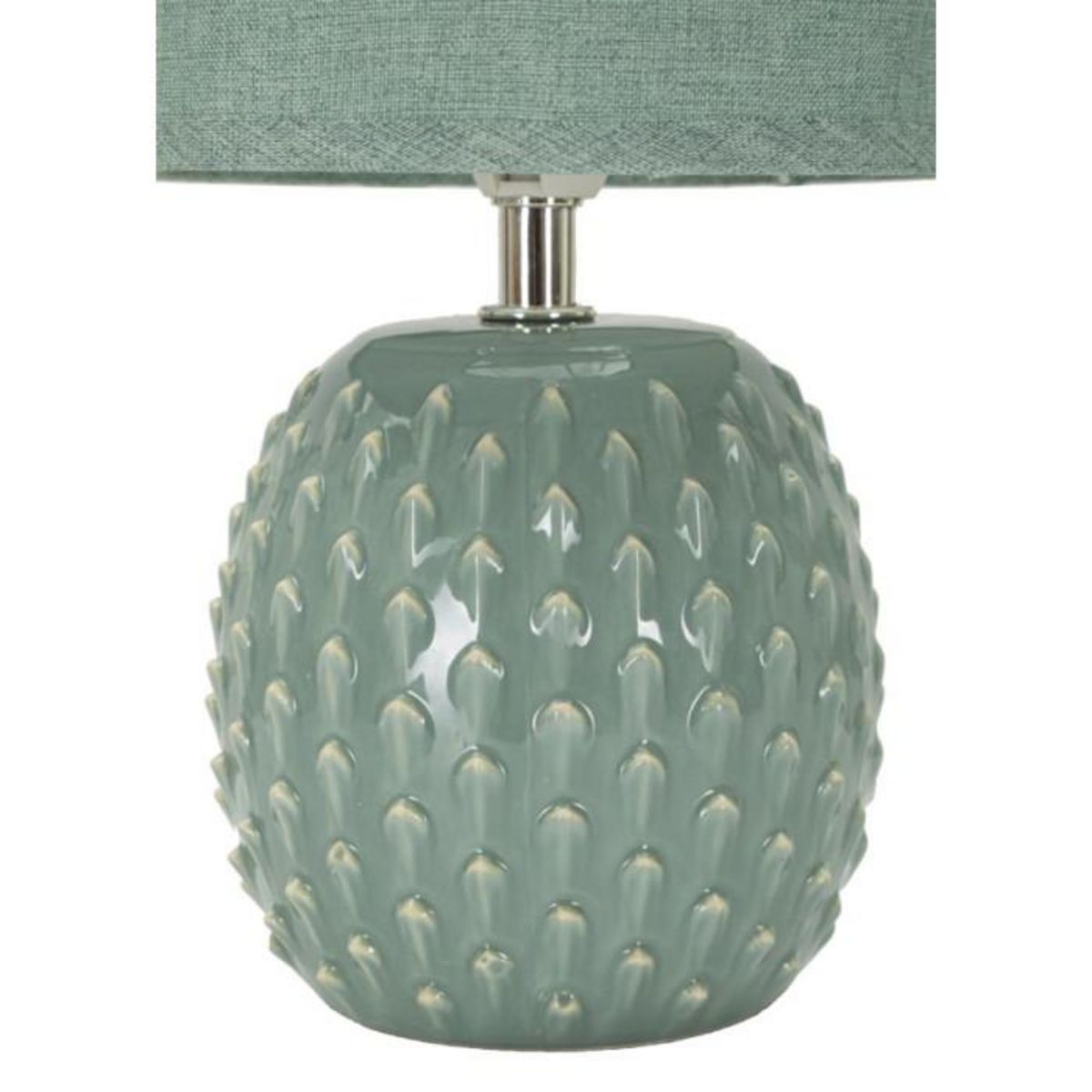 Paris Prix Lampe à Poser en Céramique  Pontus  27cm Turquoise