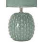 Voir la diapositive 2 : Paris Prix Lampe à Poser en Céramique  Pontus  27cm Turquoise