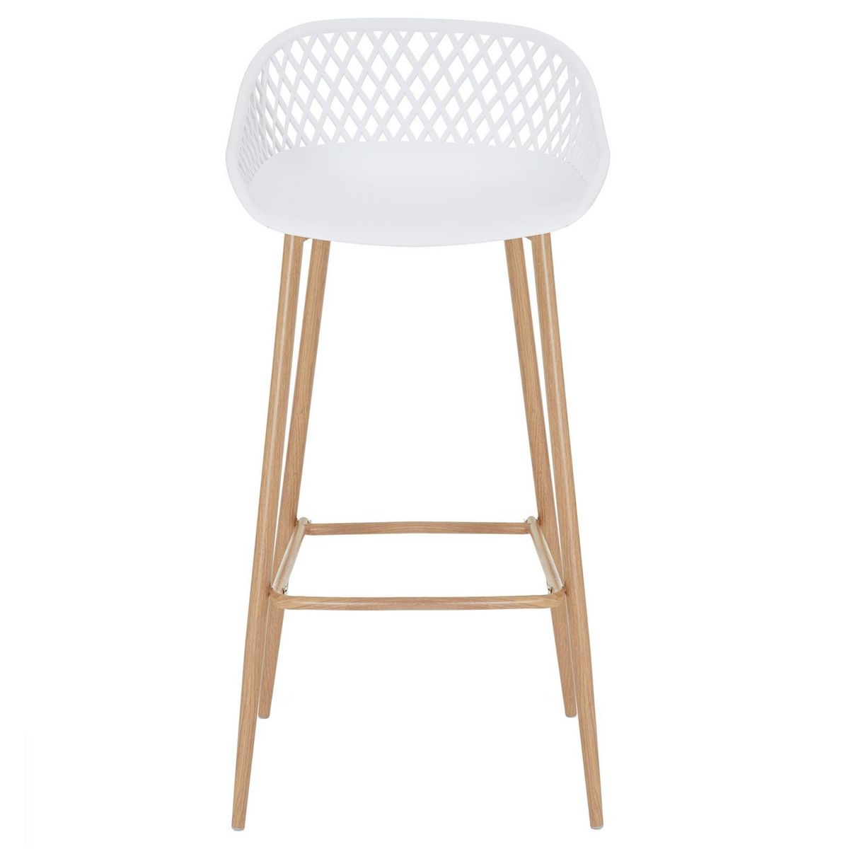 IDIMEX Lot de 2 tabourets de bar IREK, en plastique