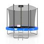 Voir la diapositive 6 : JUMP4FUN Trampoline extérieur Classique ø 305 cm- 10FT- Filet intérieur, Matelas de protection réversible et Echelle