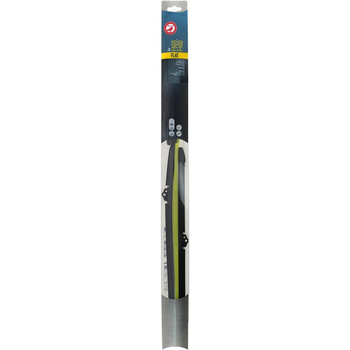 AUCHAN 2 balais d'essuie-glace WEST FLAT WIPER BLADE (600+400MM)