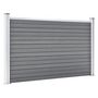 Voir la diapositive 3 : VIDAXL Cloture de jardin WPC 699x106 cm Gris