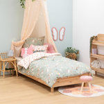 ATMOSPHERA Housse de couette enfant 140x200 Fée + taie coton 57 fils