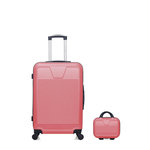 WAVE PARIS WAVE PARIS - Lot de 2 - Valise weekend et vanity SELENGA. Coloris disponibles : Noir, Rose, Gris, Bleu, Beige