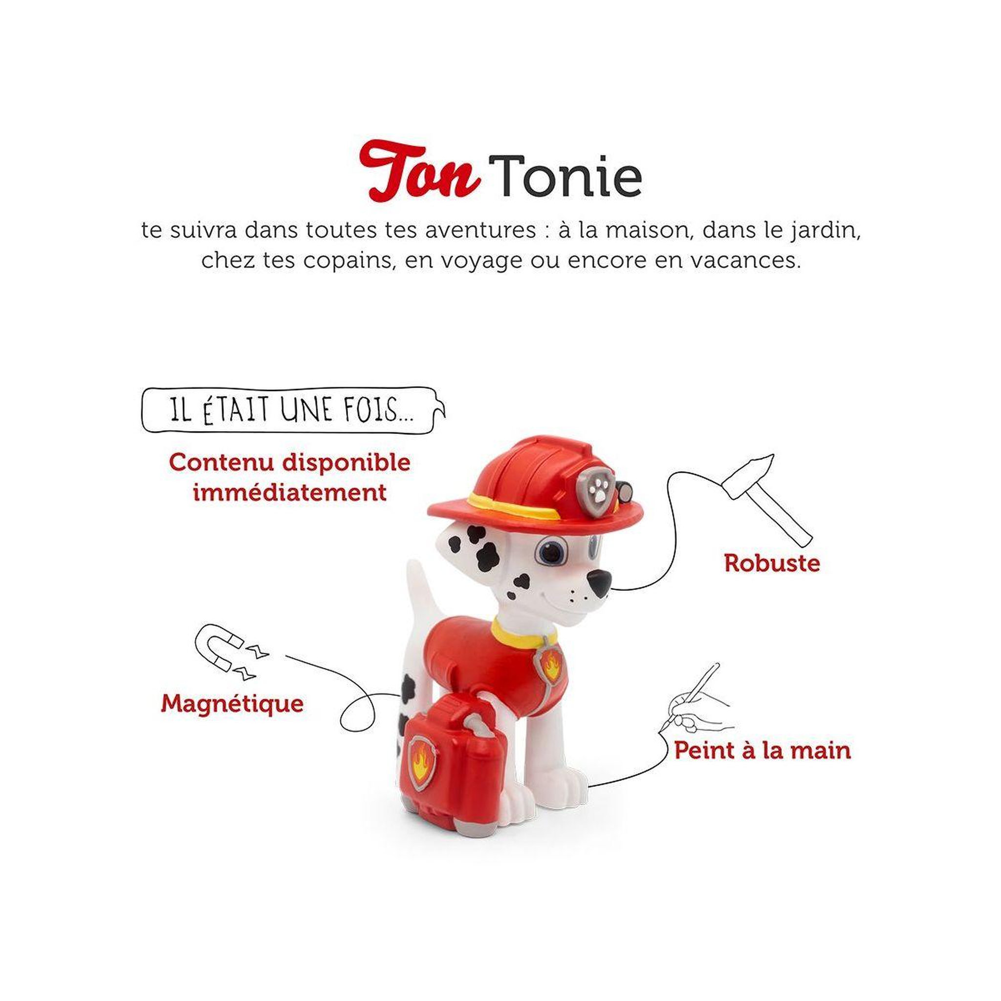 Voir la diapositive 2 : TONIES Figurine La Pat'Patrouille Marcus