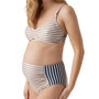 Voir la diapositive 1 : MAMALICIOUS Maillot de bain de Grossesse Bleu/Marron Femme Mamalicious Vega
