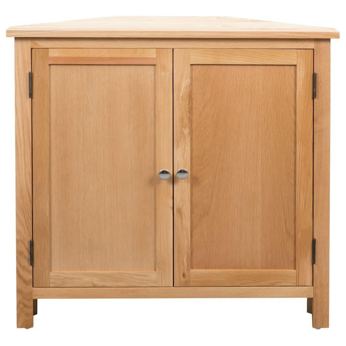 VIDAXL Armoire d'angle 80x33,5x78 cm Bois de chene massif