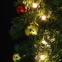Voir la diapositive 5 : VIDAXL Guirlande de Noël decoree avec boules et lumieres LED 10 m