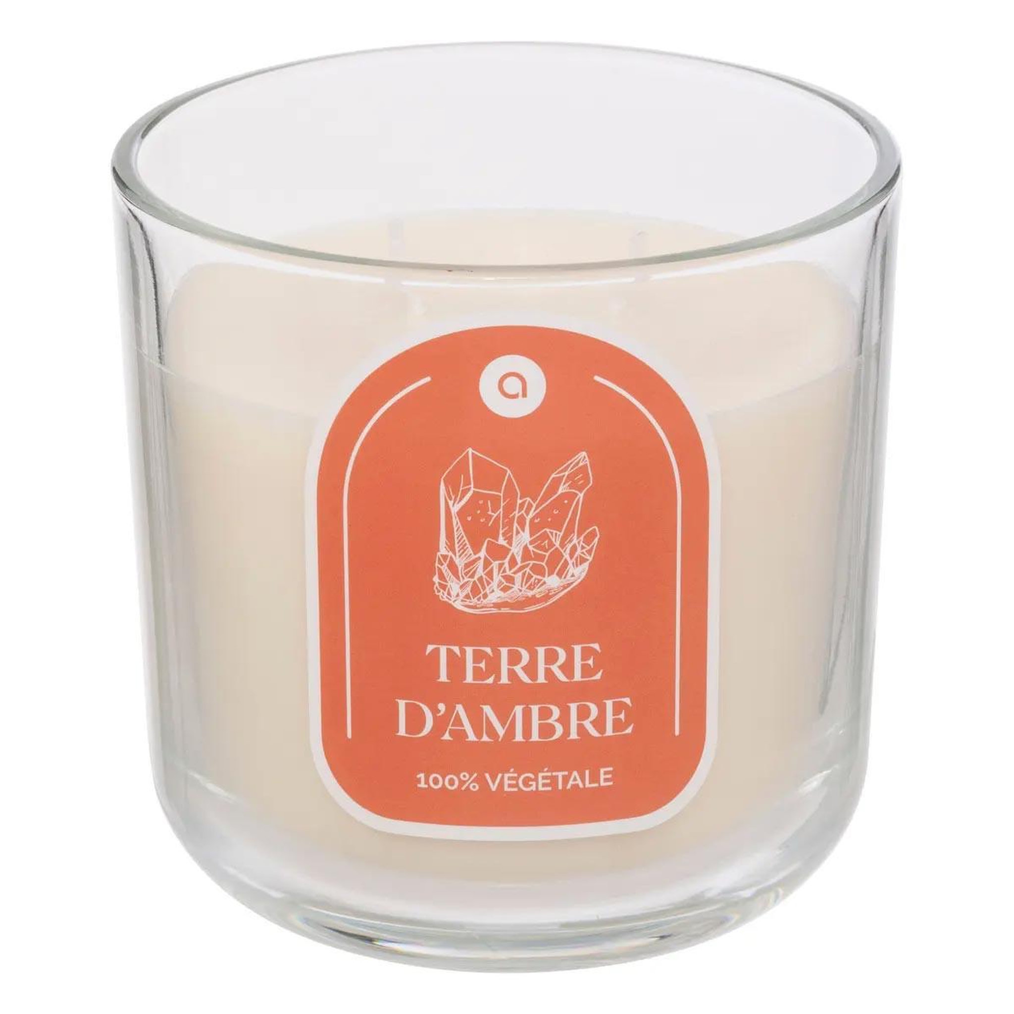 ATMOSPHERA Bougie parfumée en verre  floa  350g ambre
