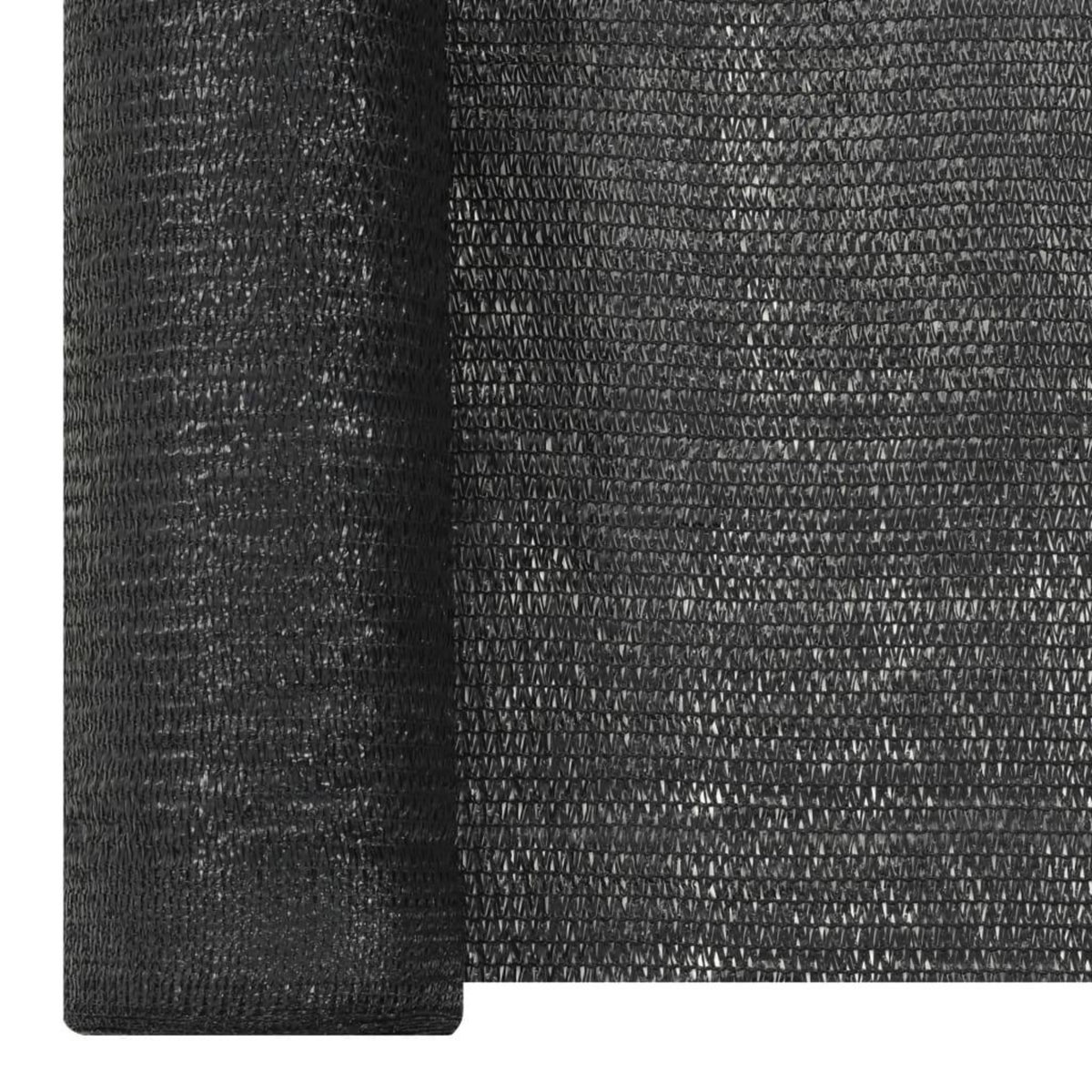 VIDAXL Filet brise-vue Noir 1,5x25 m PEHD 150 g/m^2
