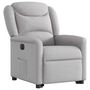Voir la diapositive 4 : VIDAXL Fauteuil inclinable electrique gris nuage tissu