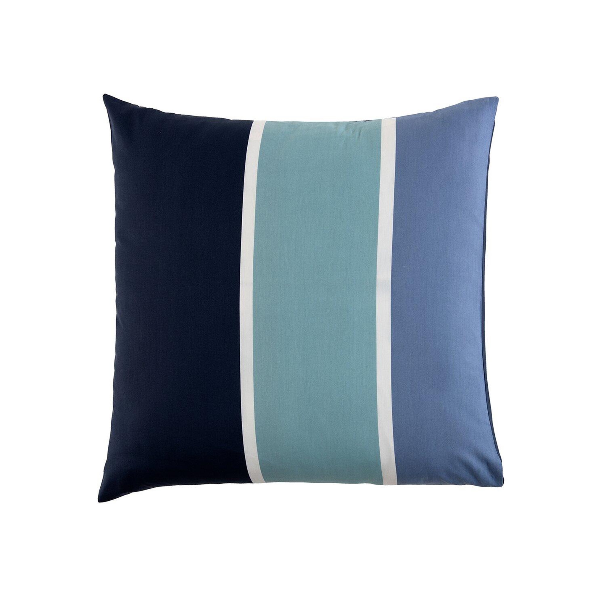 Voir la diapositive 4 : ATELIER DU COTON Parure housse de couette 100% coton 71fils azul