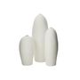 Voir la diapositive 2 : Paris Prix Vase Design en Ciment  Creta  36cm Blanc