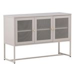 Paris Prix Bahut 3 Portes en Métal  Malla  120cm Beige