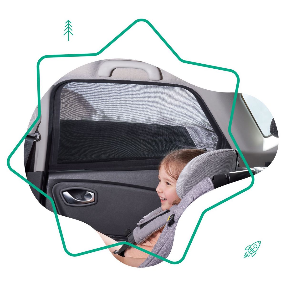 BADABULLE Chaussettes Pare Soleil