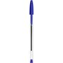 Voir la diapositive 2 : BIC Lot de 5 stylos bille pointe moyenne bleu CRISTAL ORIGINAL