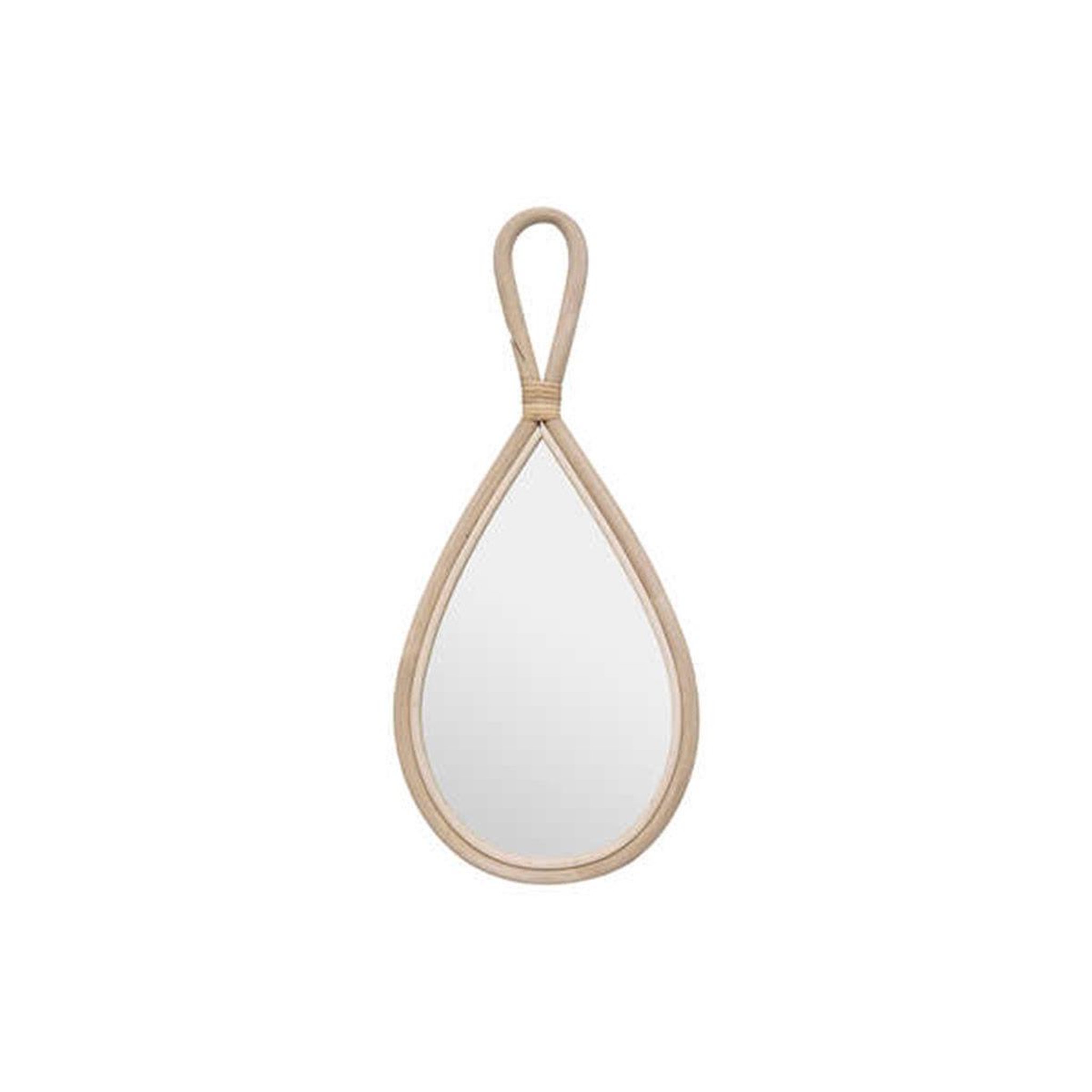Voir la diapositive 2 : ATMOSPHERA Lot de 2 miroirs muraux  carmen  18cm beige