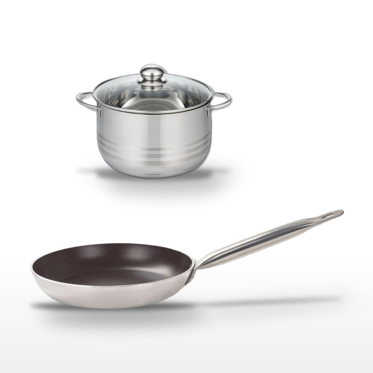 ELO Lot Poêle 32 cm Elo Bistro Line & Faitout 20 cm Elo