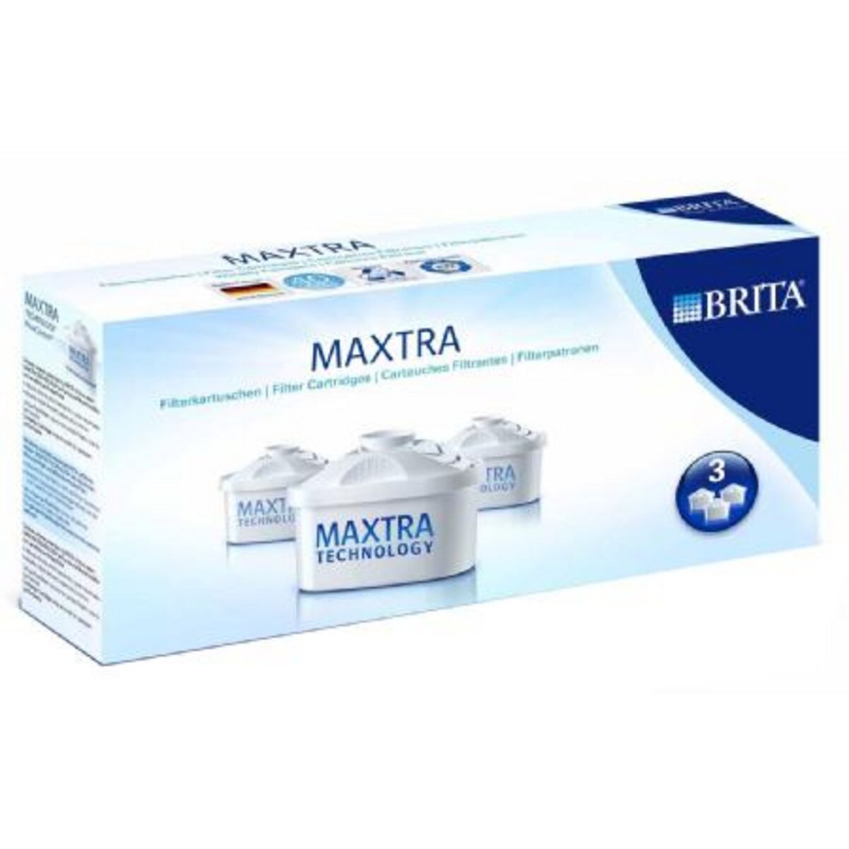 BRITA Pack de 3 cartouches MAXTRA 
