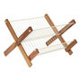 Voir la diapositive 1 : FIVE Égouttoir Pliant en Bois  Long  38cm Beige