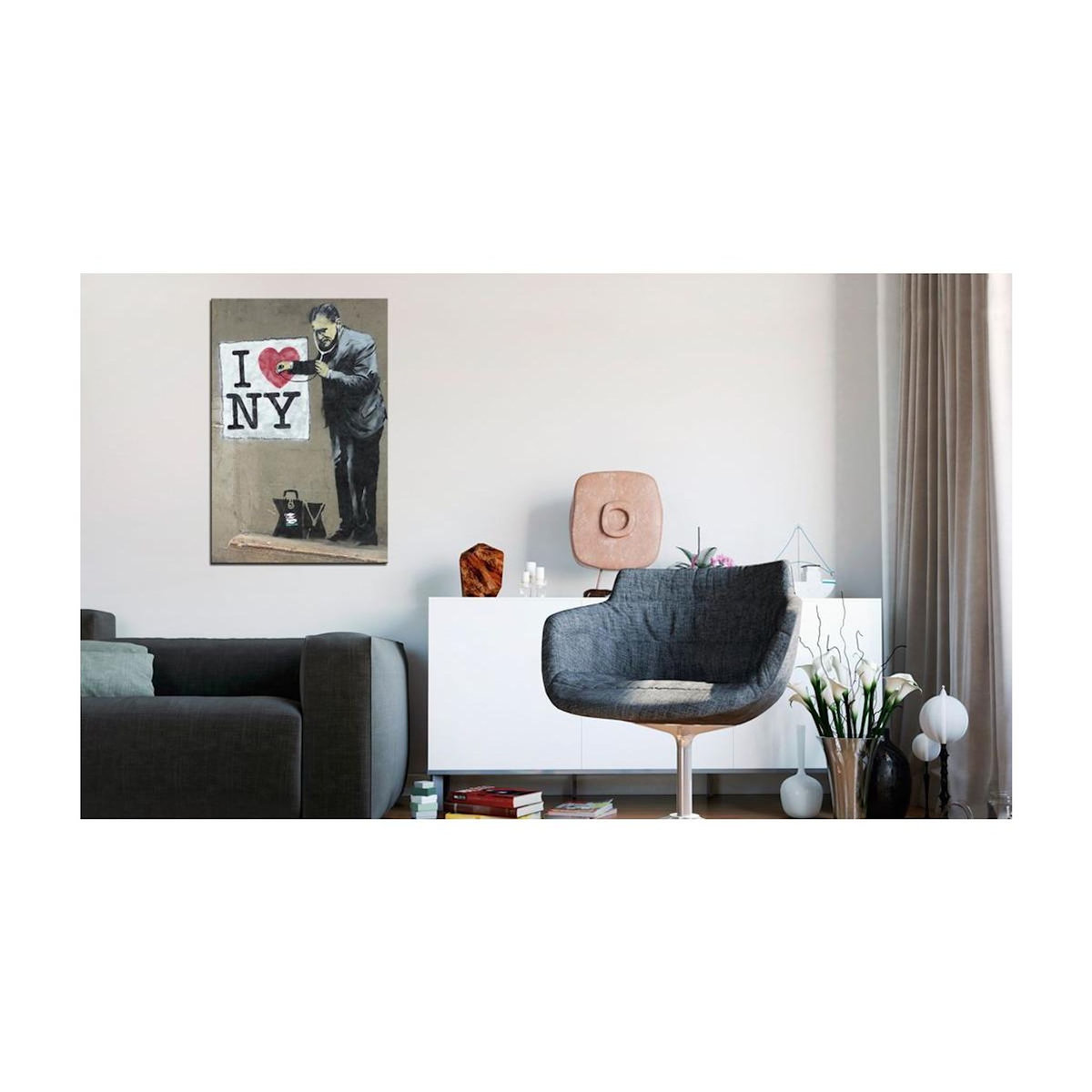 Paris Prix Tableau Imprimé  I Love New York - Banksy